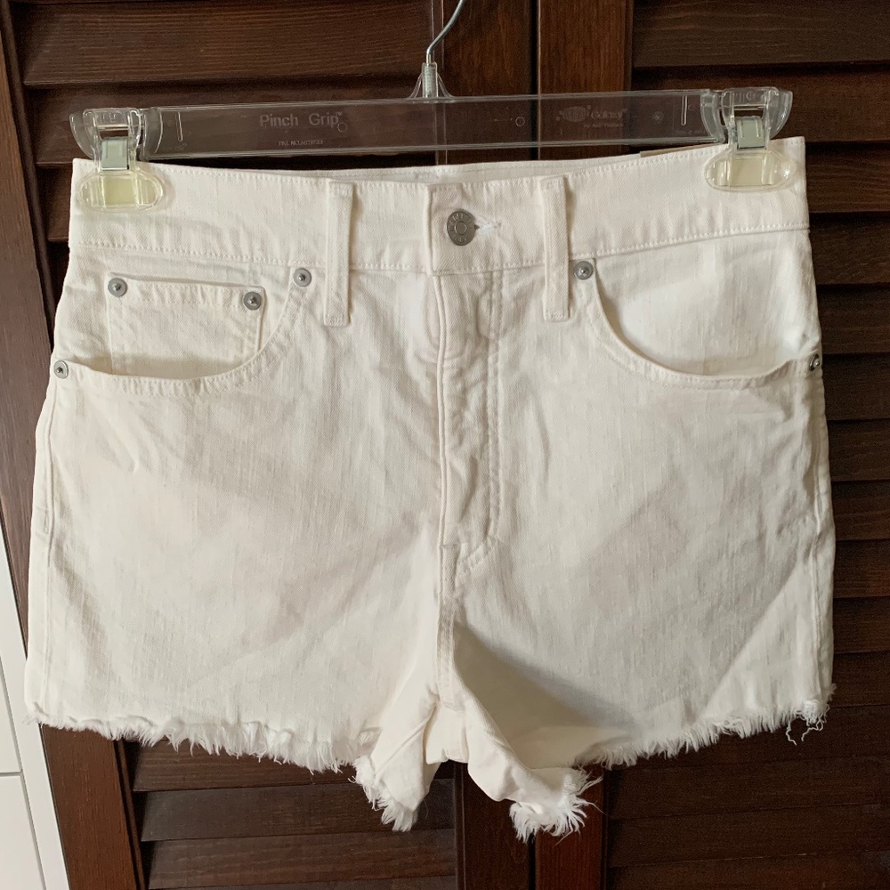 High Rise Jean Shorts - Picture 3 of 6
